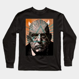 aleister crowley satanic cum lord and hat influencer Long Sleeve T-Shirt